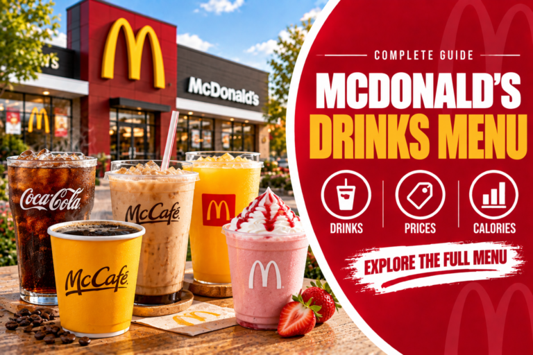 McDonald’s Drinks Menu 39 McDonald’s Drinks Menu